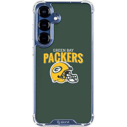 NFL Green Bay Packers Helmet Galaxy S25 Clear Case